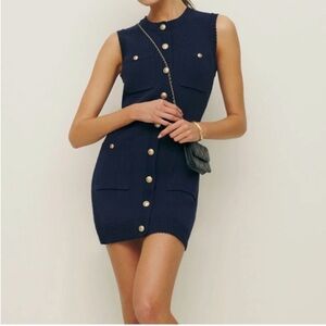 Reformation Catalina Cotton Mini Dress